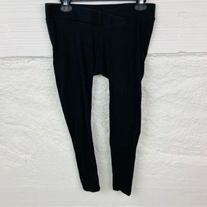 BUMPSTART maternity black stretch comfy leggings size medium